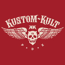 Load image into Gallery viewer, KUSTOM KULT LOGO - Short Sleeve Tee - Red