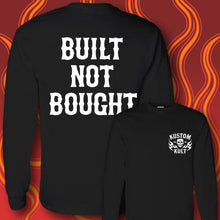 Load image into Gallery viewer, BUILT NOT BOUGHT - Long Sleeve Tee - BLACK