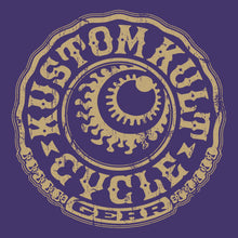 Load image into Gallery viewer, CYCLE GEAR ~ Bone - Short Sleeve Tee - Purple