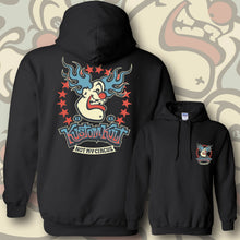 Load image into Gallery viewer, KARNY KLOWN ~ Bozo Blu Hair - Hoodie - Black