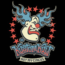 Load image into Gallery viewer, KARNY KLOWN ~ Bozo Blu Hair - Hoodie - Black