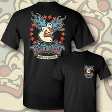 Load image into Gallery viewer, KARNY KLOWN ~ Bozo Blu Hair- Short Sleeve Tee - Black