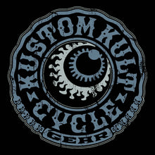 Load image into Gallery viewer, CYCLE GEAR ~ Slate Blue- Long Sleeve Tee - Black