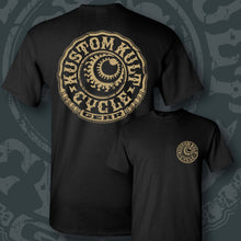 Load image into Gallery viewer, CYCLE GEAR ~ Bone - Short Sleeve Tee - Black