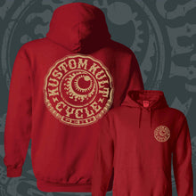 Load image into Gallery viewer, CYCLE GEAR ~ Bone - Hoodie - Red