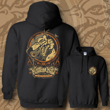 Load image into Gallery viewer, BUZZ KILL ~ Orange - Hoodie - Black