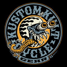 Load image into Gallery viewer, CYCLE FREAK ~ Orange 'N Blu - Hoodie - Black