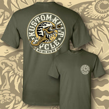 Load image into Gallery viewer, CYCLE FREAK ~ Bone - Short Sleeve Tee - Army