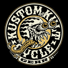 Load image into Gallery viewer, CYCLE FREAK ~ Bone - Hoodie - Black