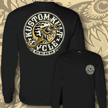 Load image into Gallery viewer, CYCLE FREAK ~ Bone - Long Sleeve Tee - Black