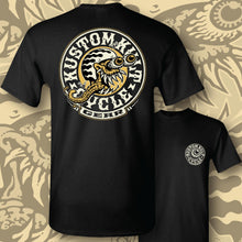 Load image into Gallery viewer, CYCLE FREAK ~ Bone - Short Sleeve Tee - Black