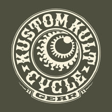 Load image into Gallery viewer, CYCLE FREAK ~ Bone - Short Sleeve Tee - Army