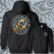 Load image into Gallery viewer, CYCLE FREAK ~ Orange 'N Blu - Hoodie - Black