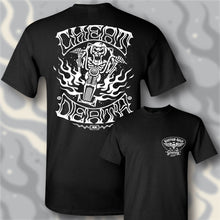 Load image into Gallery viewer, CHEAT DEATH ~ WHITE - Short Sleeve Tee - BLACK