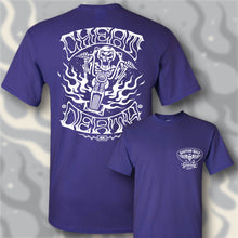 Load image into Gallery viewer, CHEAT DEATH ~ WHITE - Short Sleeve Tee - PURPLE