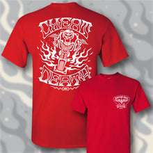 Load image into Gallery viewer, CHEAT DEATH ~ WHITE - Short Sleeve Tee - RED