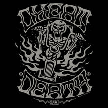 Load image into Gallery viewer, CHEAT DEATH ~ SMOKE GRAY - Short Sleeve Tee - BLACK