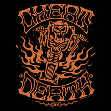 Load image into Gallery viewer, CHEAT DEATH ~ BURNT ORANGE - Short Sleeve Tee - BLACK
