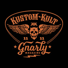 Load image into Gallery viewer, CHEAT DEATH ~ BURNT ORANGE - Short Sleeve Tee - BLACK