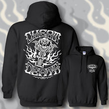 Load image into Gallery viewer, CHEAT DEATH ~ WHITE - Hoodie - BLACK