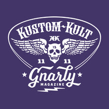 Load image into Gallery viewer, CHEAT DEATH ~ WHITE - Short Sleeve Tee - PURPLE