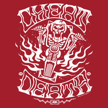 Load image into Gallery viewer, CHEAT DEATH ~ WHITE - Short Sleeve Tee - RED