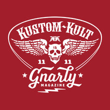 Load image into Gallery viewer, CHEAT DEATH ~ WHITE - Short Sleeve Tee - RED