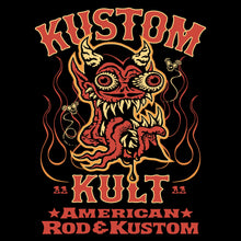 Load image into Gallery viewer, KK DEVIL - ROD & KUSTOM - Long Sleeve Tee - Black
