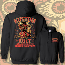 Load image into Gallery viewer, KK DEVIL - ROD & KUSTOM - Hoodie - Black
