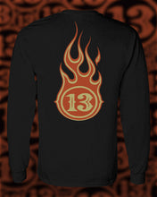 Load image into Gallery viewer, BURNING 13 - Long Sleeve Tee - Black