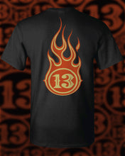 Load image into Gallery viewer, BURNING 13 - Short Sleeve Tee - Black