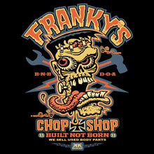 Load image into Gallery viewer, FRANKY ~ 3 COLOR SHOCK - Short Sleeve Tee - BLACK