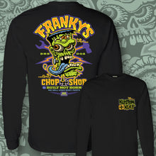 Load image into Gallery viewer, FRANKY ~ FULL COLOR ZAP - Long Sleeve Tee - BLACK