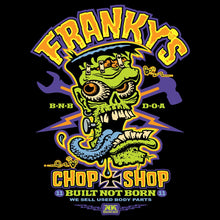 Load image into Gallery viewer, FRANKY ~ FULL COLOR ZAP - Short Sleeve Tee - BLACK