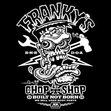 Load image into Gallery viewer, FRANKY ~ FRIGHT WHITE - Hoodie - Black