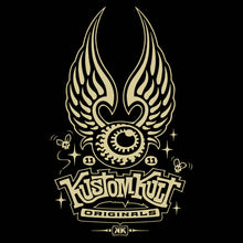 Load image into Gallery viewer, FLYING EYEBALL ~ Old Bone - Short Sleeve Tee - Black