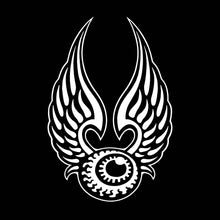 Load image into Gallery viewer, FLYING EYEBALL ~ White - Short Sleeve Tee - Black