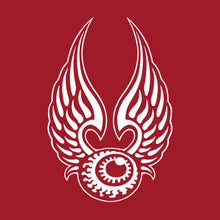 Load image into Gallery viewer, FLYING EYEBALL ~ White - Short Sleeve Tee - Red