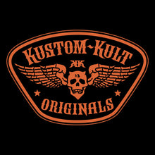 Load image into Gallery viewer, HELL BENT BADGE ~ Orange - Short Sleeve Tee - Black