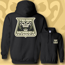 Load image into Gallery viewer, TRUNK MONKEY ~ Khaki - Hoodie - Black