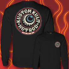 Load image into Gallery viewer, HOT ROD GEAR ~ Red White & Blue- Long Sleeve Tee - BLACK