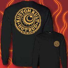 Load image into Gallery viewer, HOT ROD GEAR ~ Yellow - Long Sleeve Tee - BLACK