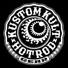 Load image into Gallery viewer, HOT ROD GEAR ~ White- Long Sleeve Tee - BLACK