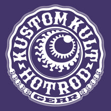 Load image into Gallery viewer, HOT ROD GEAR ~ White - Short Sleeve Tee - Purple