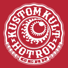 Load image into Gallery viewer, HOT ROD GEAR ~ White - Short Sleeve Tee - Red