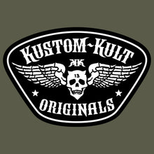 Load image into Gallery viewer, KKO LOGO BADGE ~ Black n White - Short Sleeve Tee - Olive