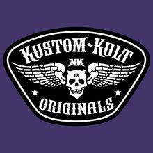 Load image into Gallery viewer, KKO LOGO BADGE ~ Black n White - Short Sleeve Tee - Purple