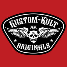 Load image into Gallery viewer, KKO LOGO BADGE ~ Black 'N White - Hoodie - Red