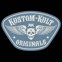 Load image into Gallery viewer, KKO LOGO BADGE ~ Slate Blue - Hoodie - Black