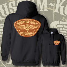 Load image into Gallery viewer, KKO LOGO BADGE ~ Burnt Orange - Hoodie - Black